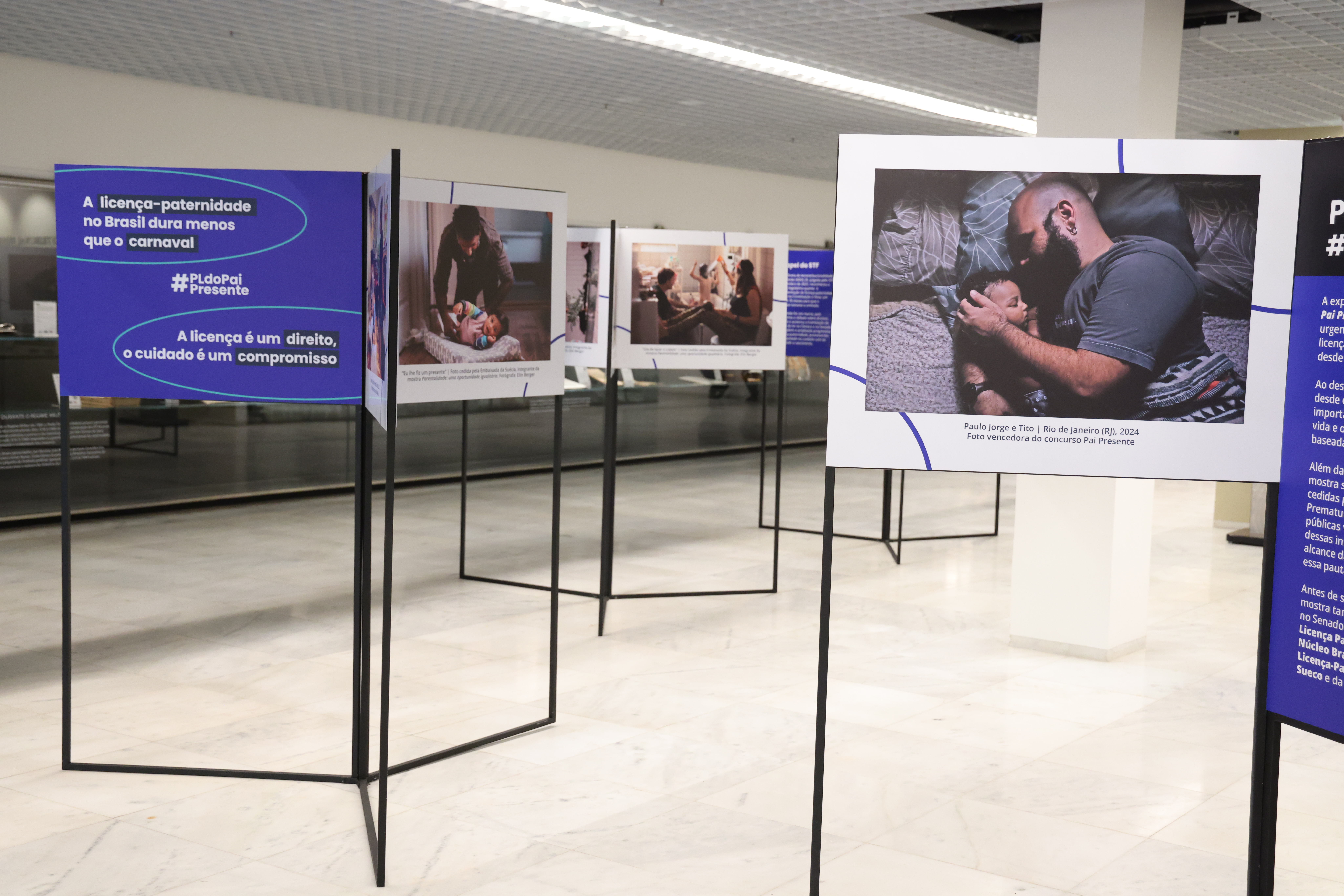 Fotografia da exposição montada no Museu
